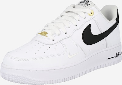 Nike Sportswear Zemie brīvā laika apavi 'Air Force 1', krāsa - melns / balts, Preces skats