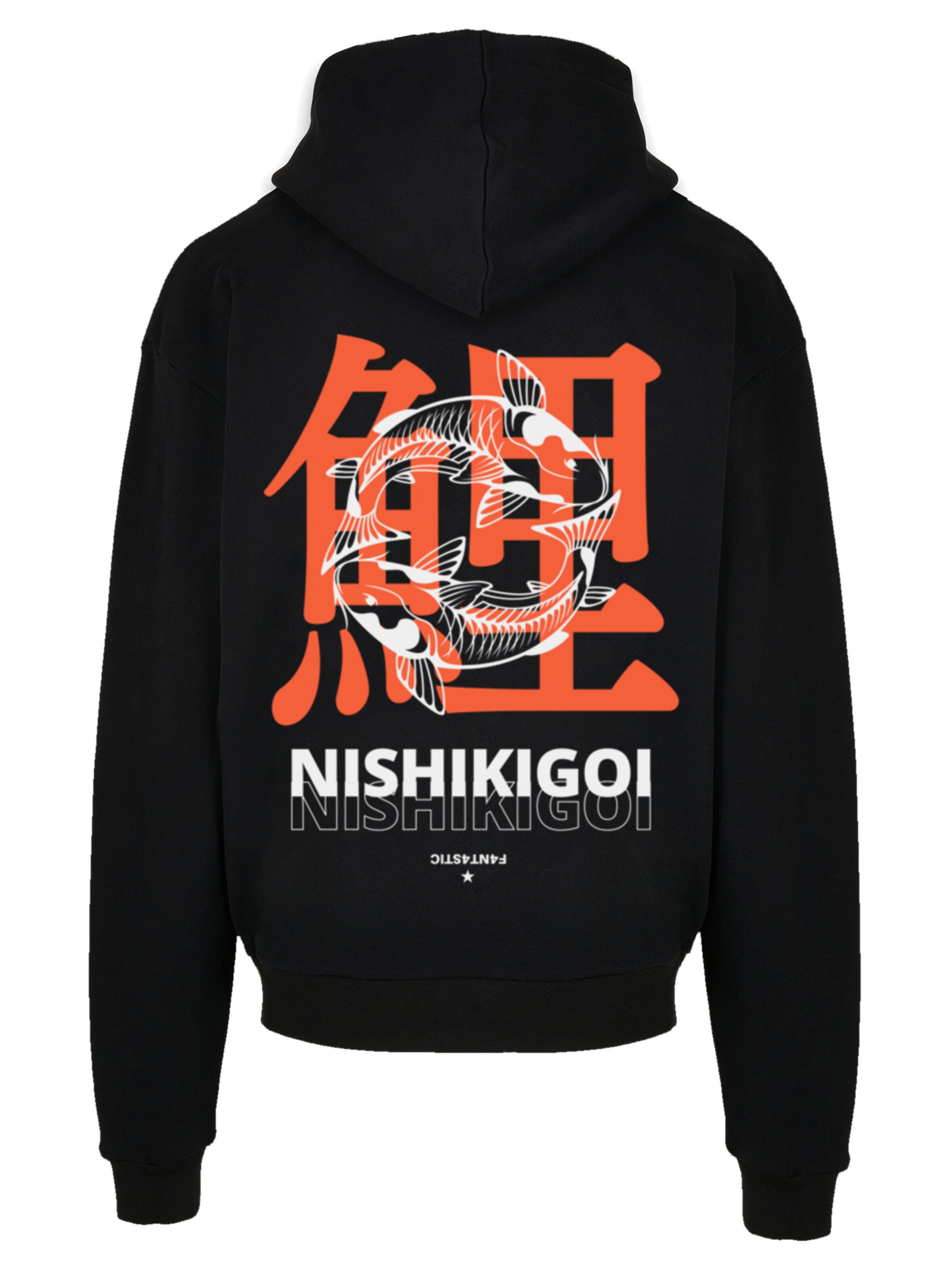 Sweat-shirt ' 'Nishikigoi Koi Japan' F4NT4STIC en noir
