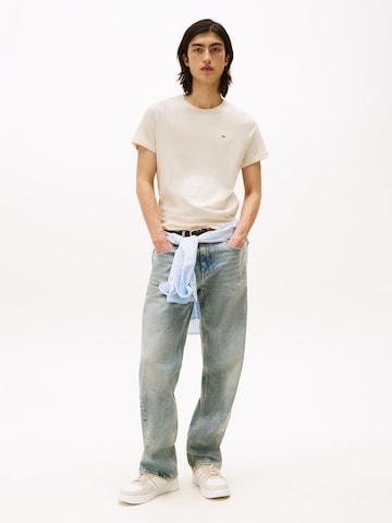 Tommy Jeans Tričko – béžová
