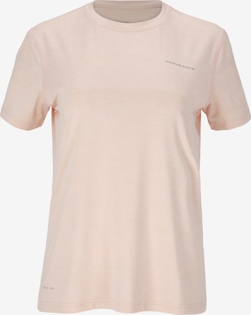 T-shirt fonctionnel 'Maje' ENDURANCE en rose : devant