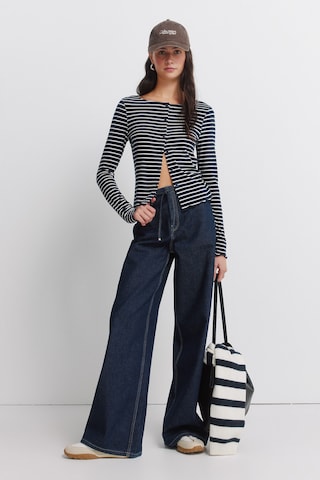 Springfield Gebreid vest in Blauw