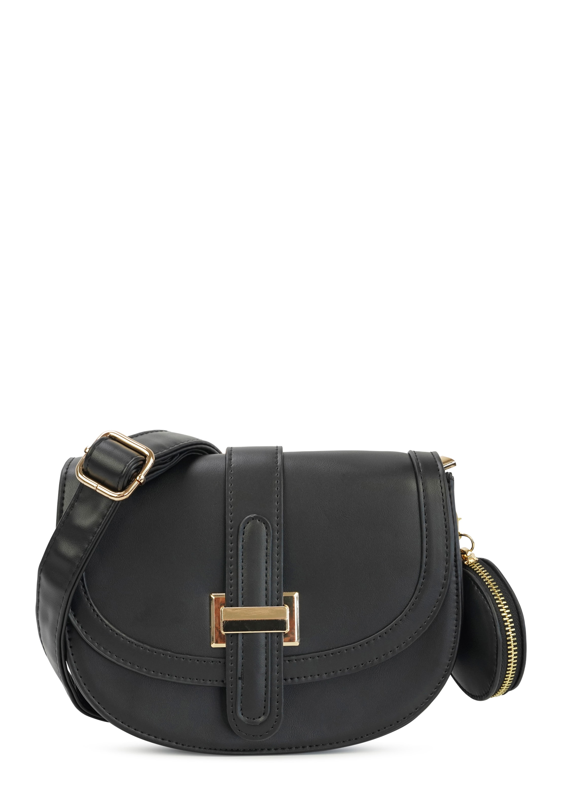 HARPA Shoulder Bag 'SUNI' in Black: front