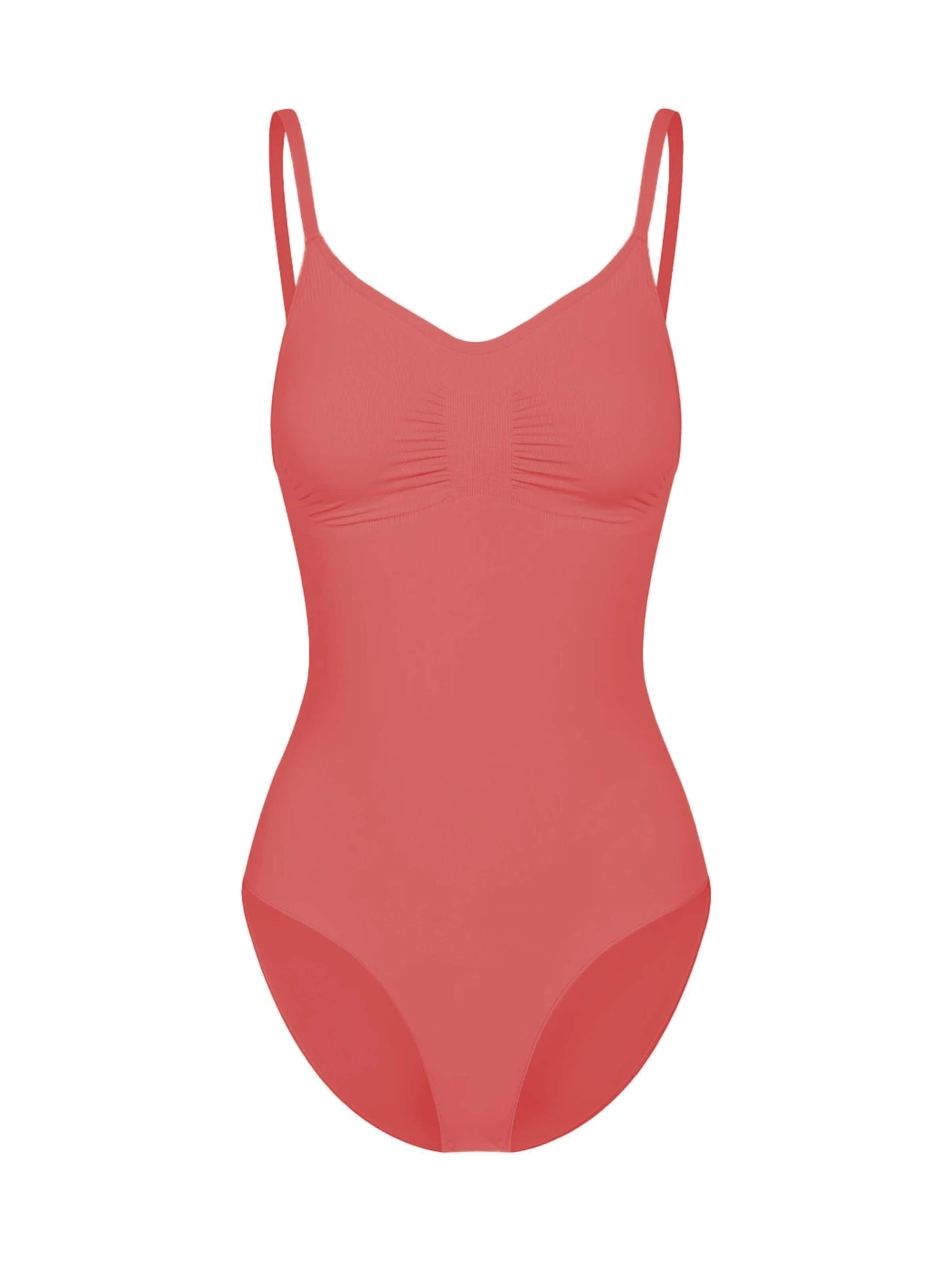 cfab Shapingbody 'Bodysuit Sculpting Shapewear mit Slip' in Oranje: voorkant