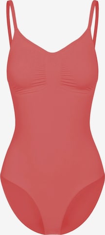 cfab Alakformáló body 'Bodysuit Sculpting Shapewear mit Slip' - narancs: elől