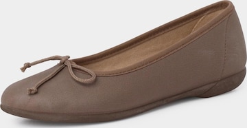 Ballerina di Pisamonas in marrone: frontale