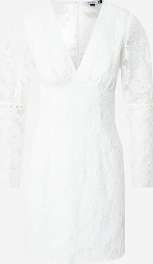 Rochie de cocktail Chi Chi London pe alb, Vizualizare produs