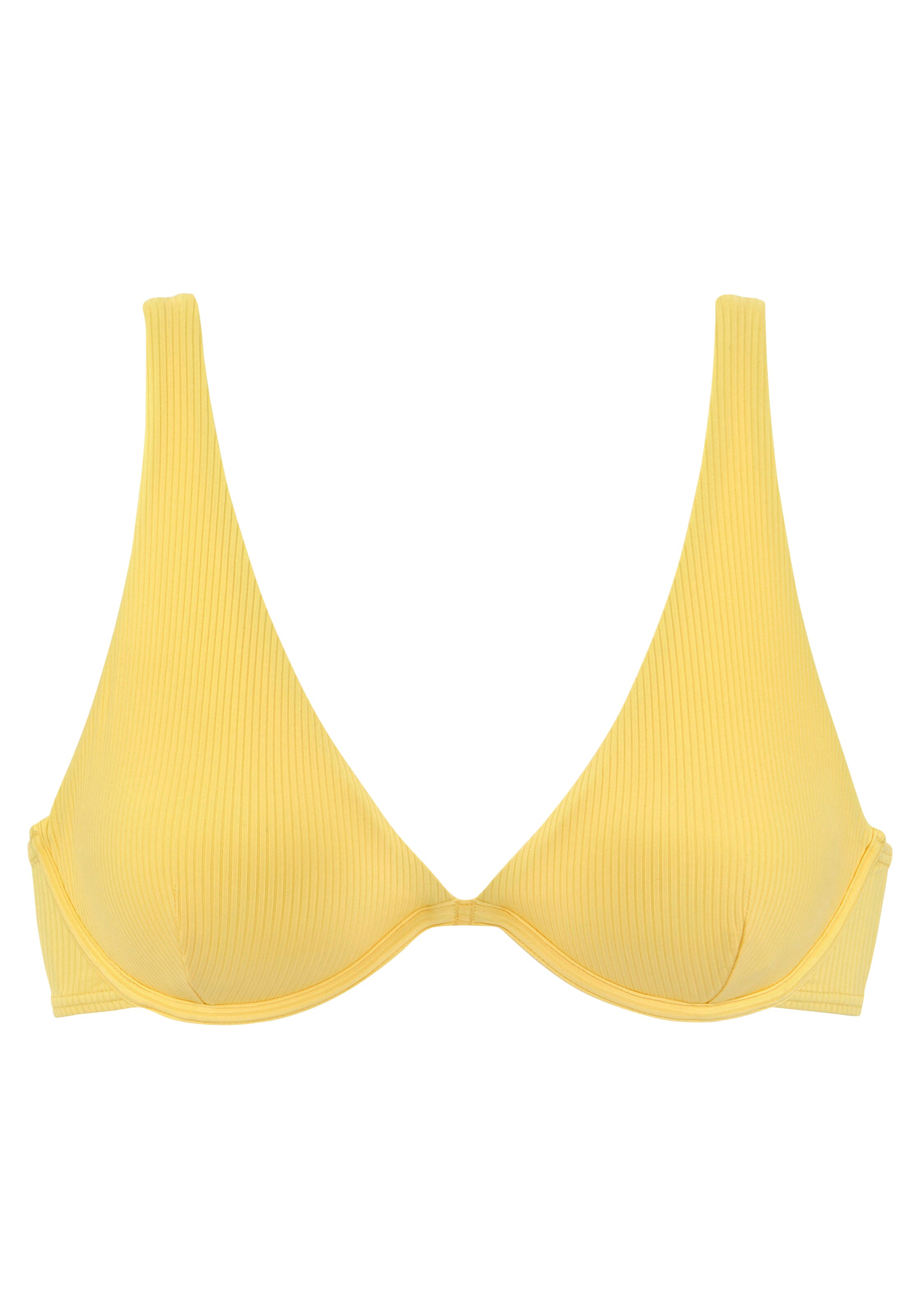 VENICE BEACH Τοπ μπικίνι σε κίτρινο: μπροστά