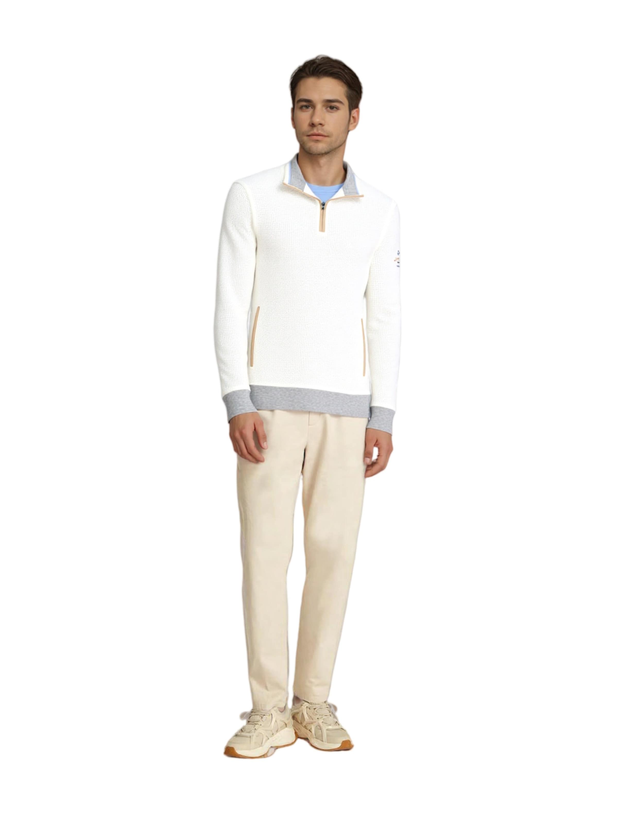 Sweat-shirt 'Stay Fresh' HAJO en blanc