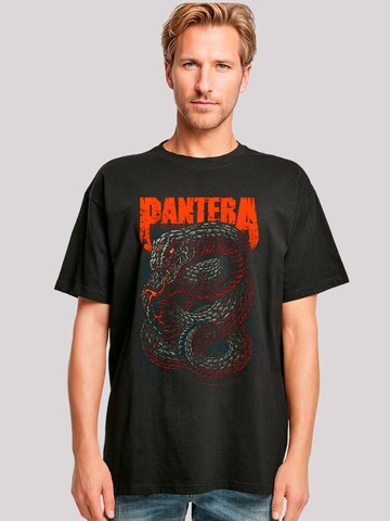 F4NT4STIC T-Shirt 'Pantera Venomous Snake' in Schwarz: Vorderseite
