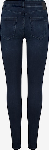 PIECES Skinny Jeans 'Delly' in Blauw