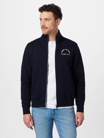 TOMMY HILFIGER Sweatvest in Blauw: voorkant