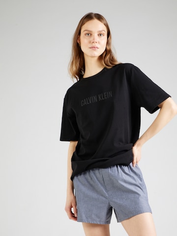 Tricou de la Calvin Klein Underwear pe negru: față