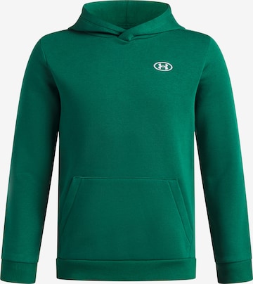 UNDER ARMOUR Sports sweatshirt 'Rival' in Green: front