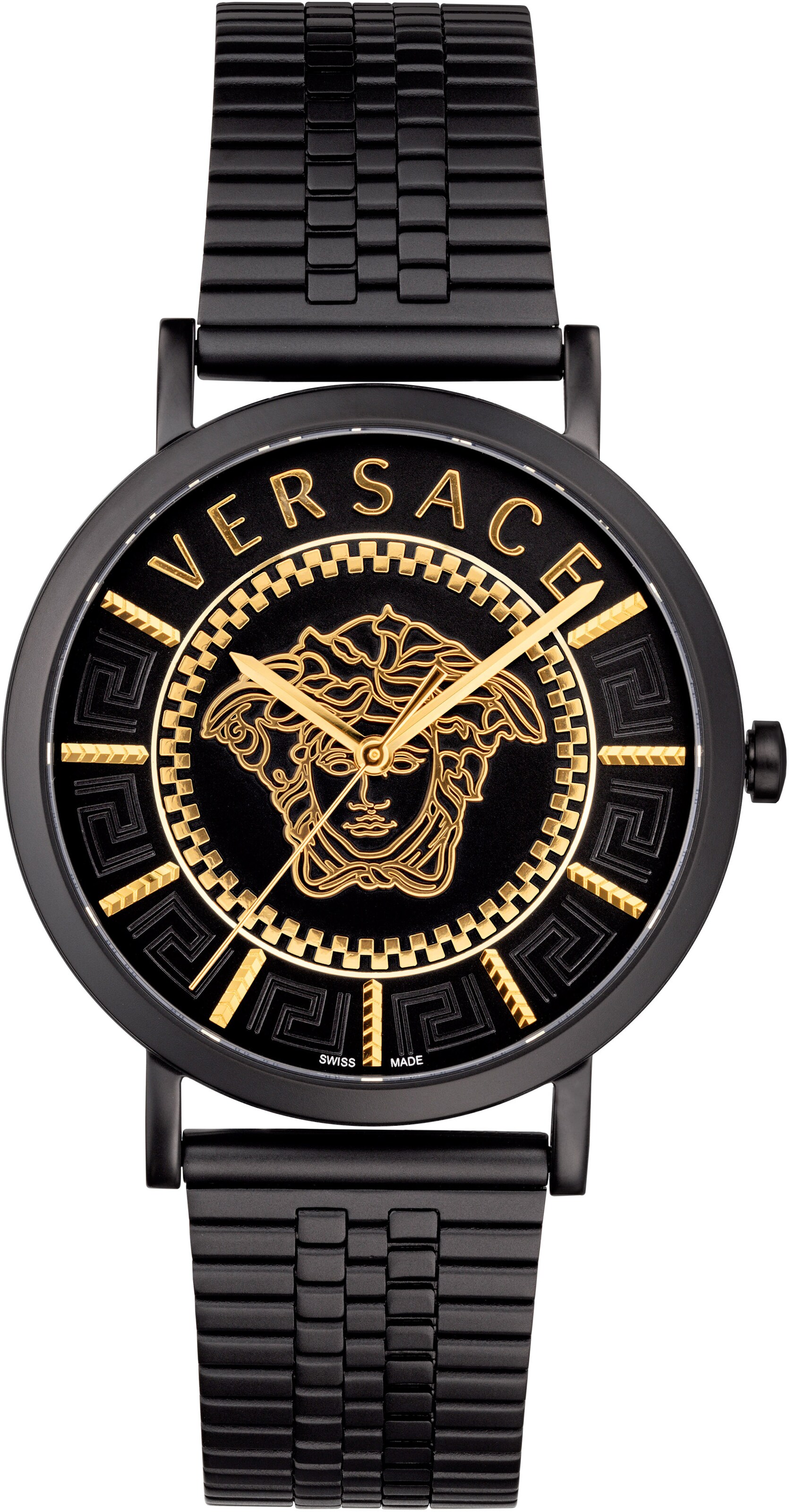 VERSACE Uhr in Schwarz: Vorderseite