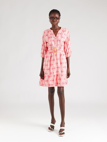 Sublevel - Vestido camisero en rosa: frente