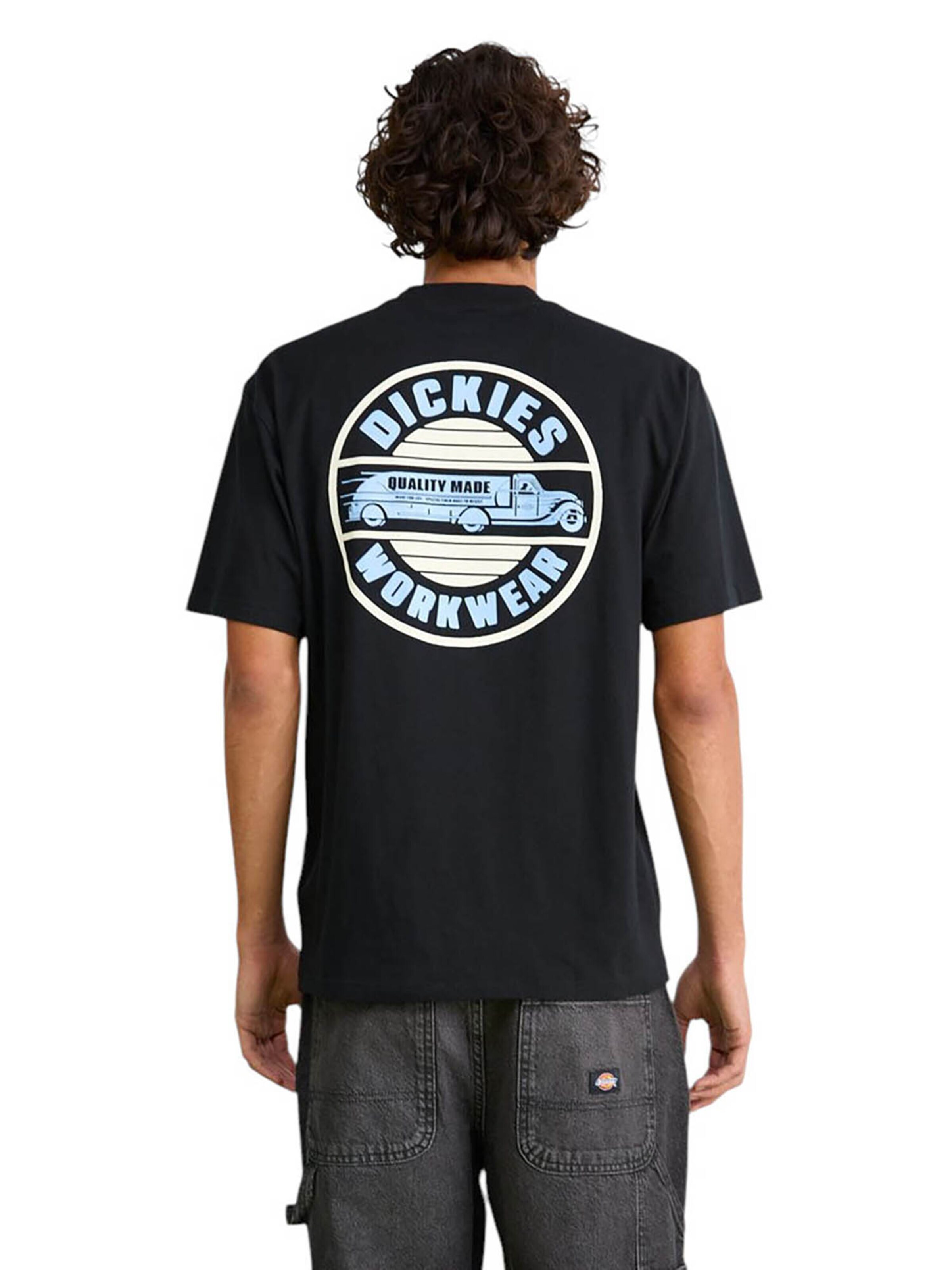 Maglietta 'Circle' di DICKIES in nero