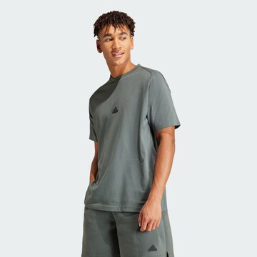 ADIDAS SPORTSWEARTehnička sportska majica 'Z.N.E.' - siva boja: prednji dio
