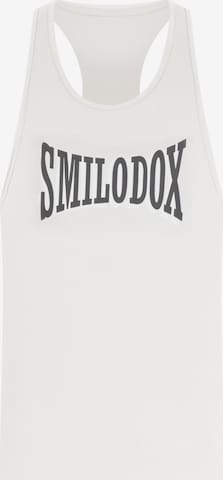 T-Shirt fonctionnel Smilodox en beige : devant