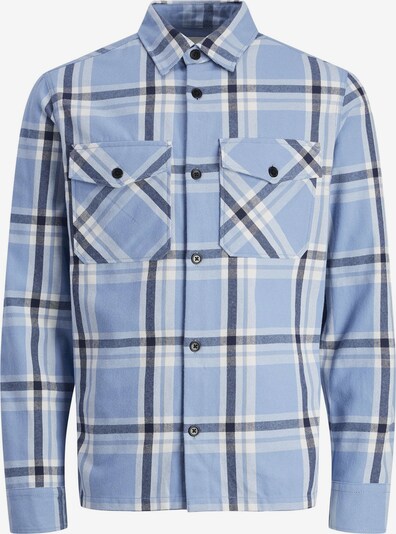 JACK & JONES Overhemd in de kleur Blauw / Grijs / Wit, Productweergave