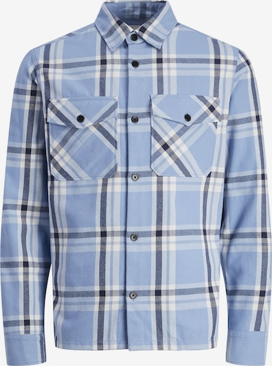 JACK & JONES Button Up Shirt in Blue / Grey / White, Item view