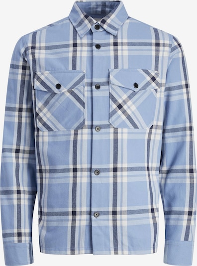 JACK & JONES Chemise en bleu / gris / blanc, Vue avec produit