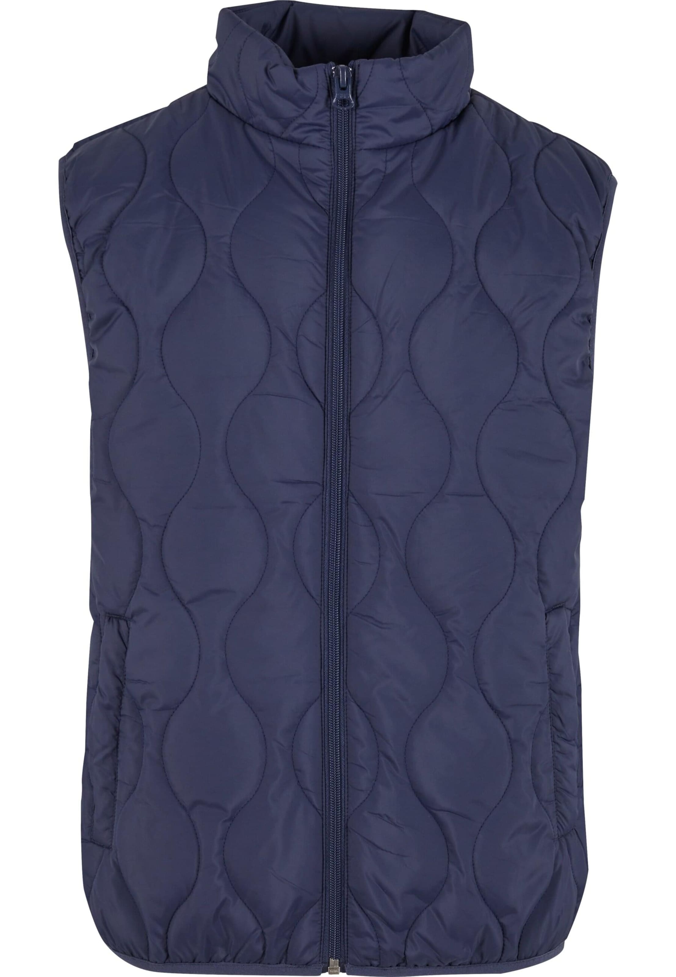 Urban Classics Vest in Blue: front