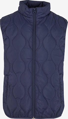 Gilet di Urban Classics in blu: frontale