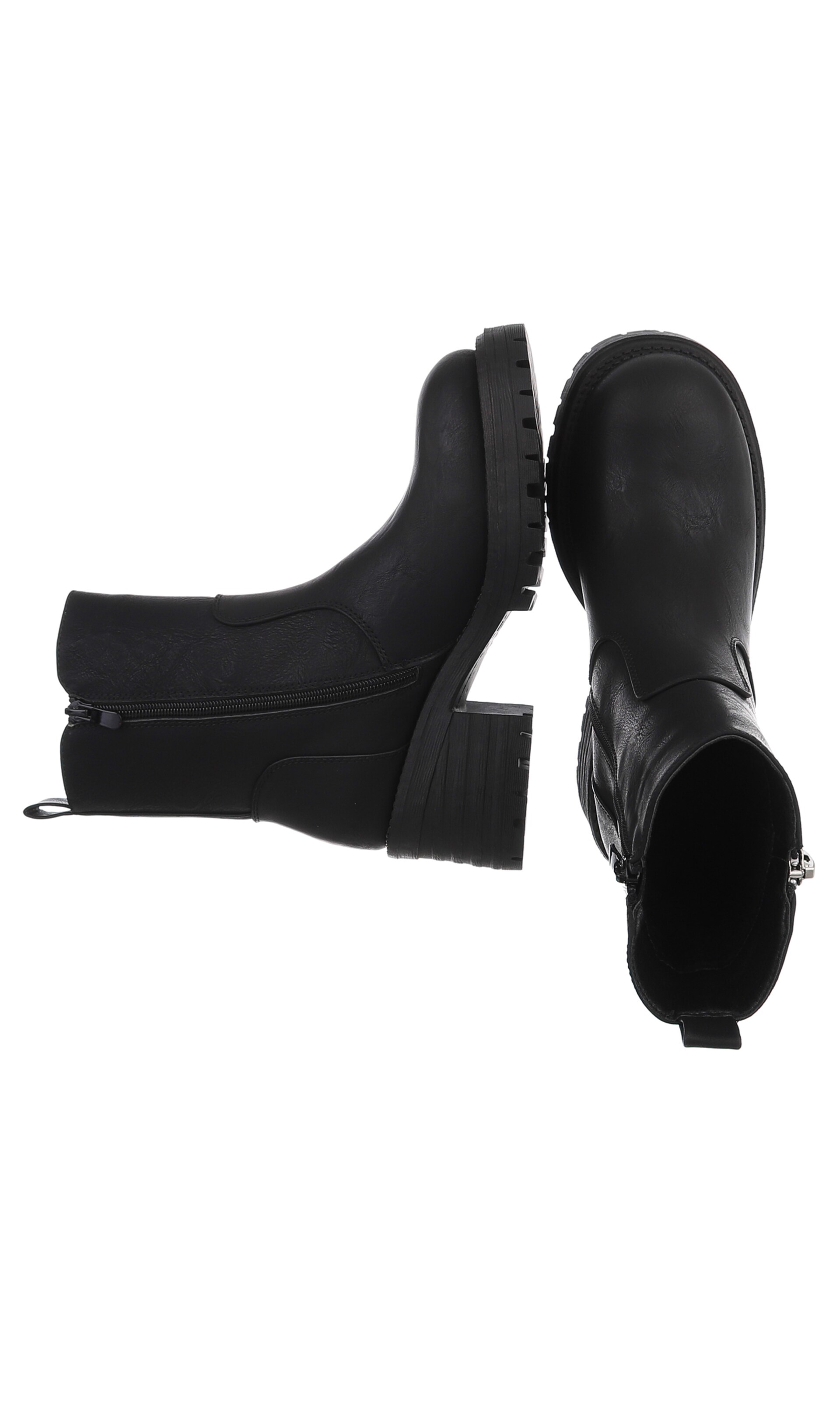 Ital-Design Stiefelette in Schwarz