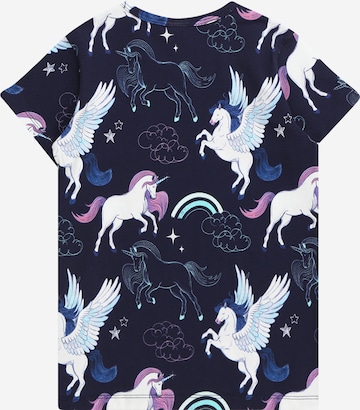 Walkiddy T-Shirt 'Unicorns & Pegasuses' in Blau