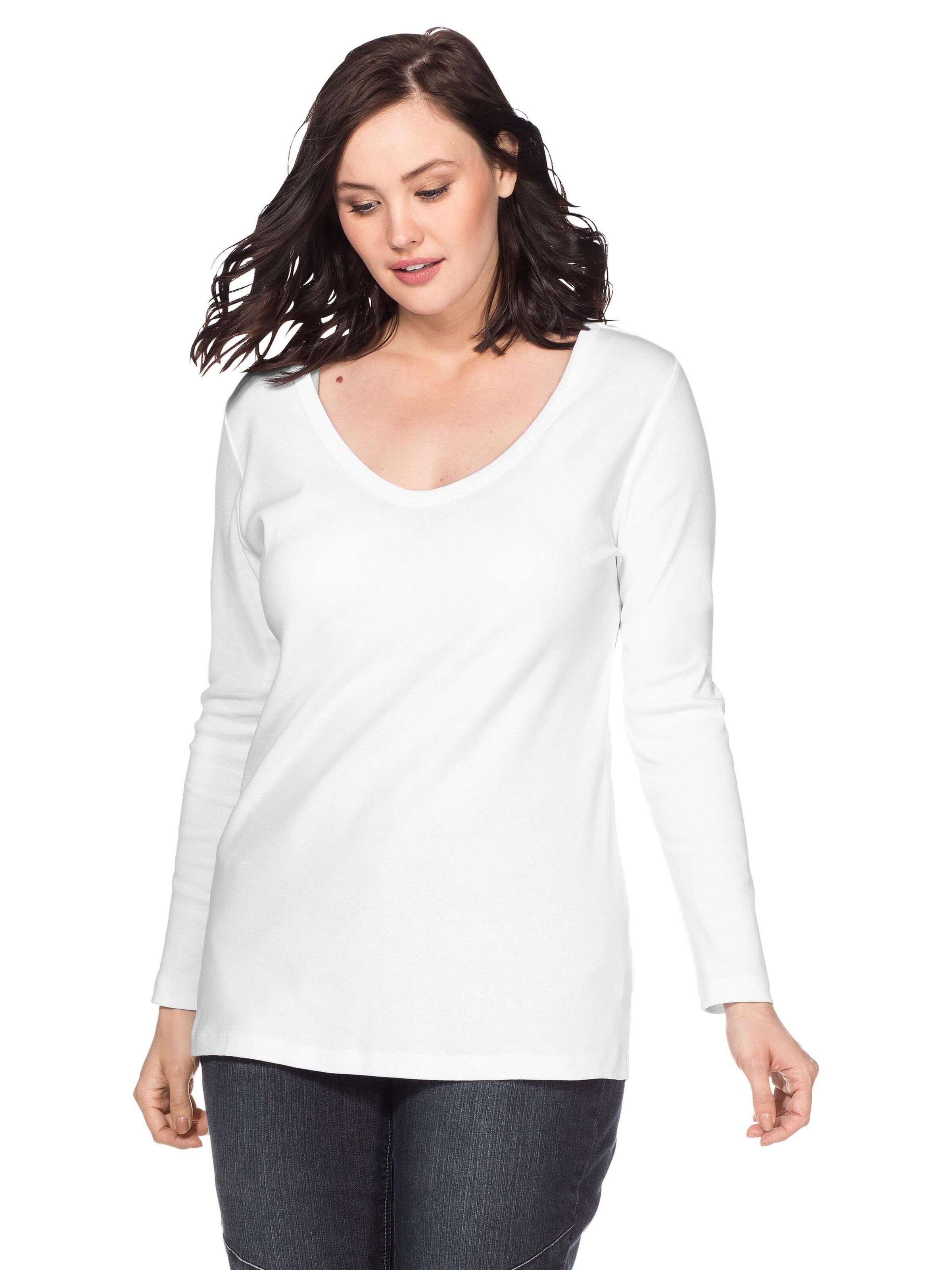 SHEEGO Shirts i hvid: forside