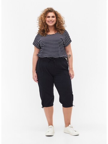 Loosefit Pantalon 'Jeasy' Zizzi en bleu