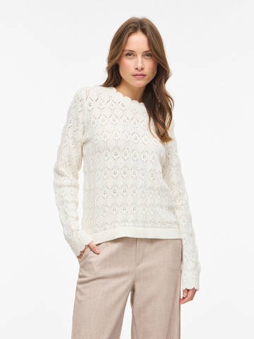 VILA Pullover 'VILowen' i hvid: forside