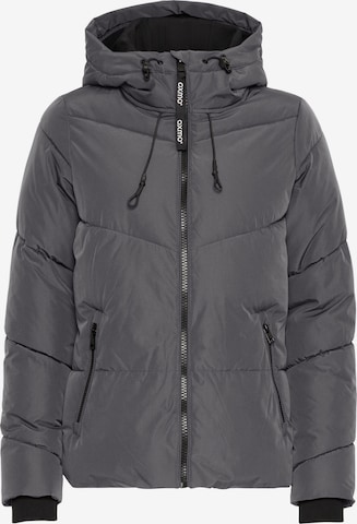 Oxmo Between-Season Jacket ' JUCHENA ' in Grey: front