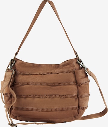 Sac bandoulière 'Hope' Curuba en marron : devant