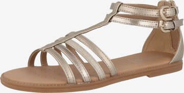GEOX Sandals 'J S.Karly G. D' in Gold: front