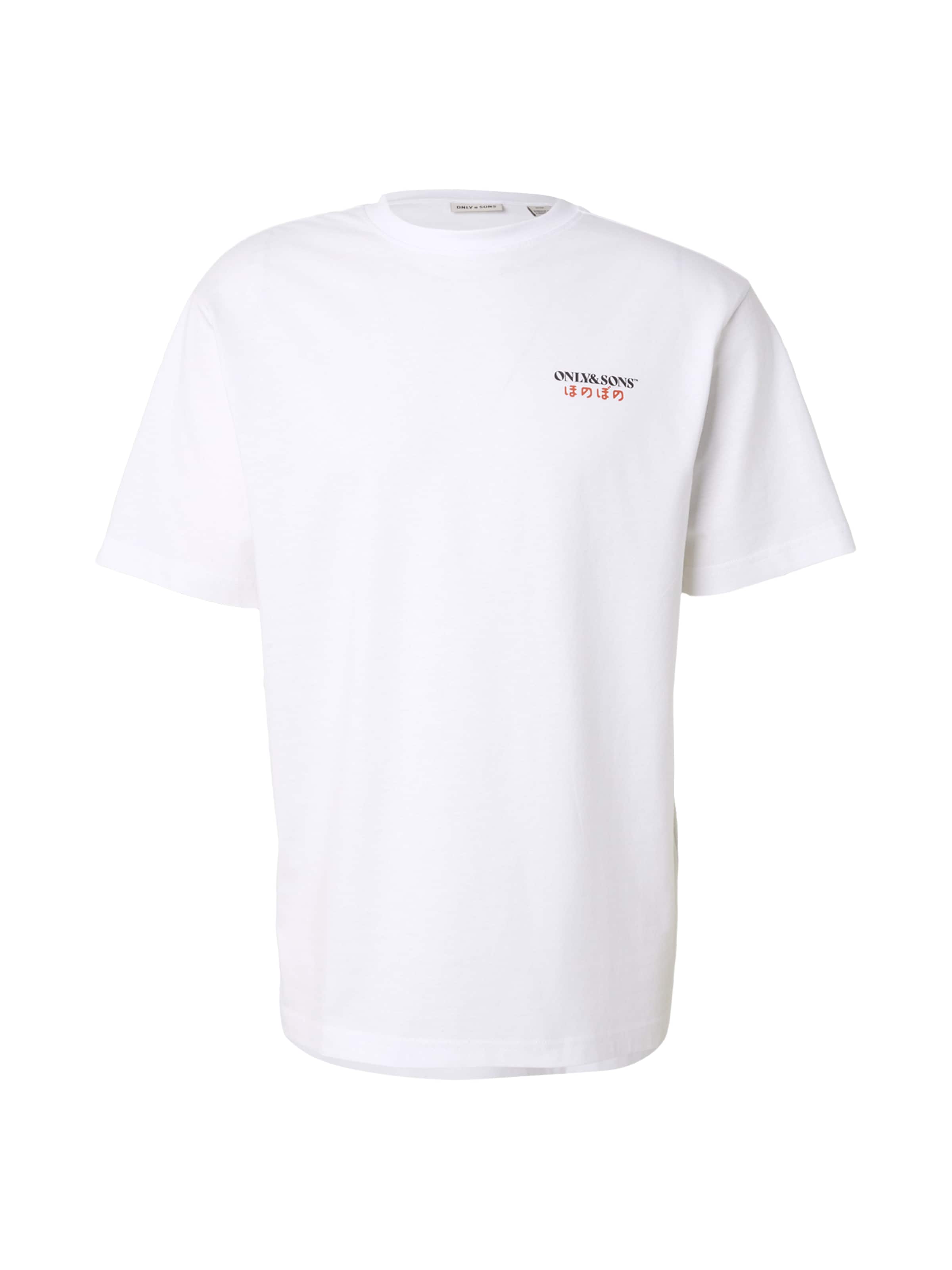 Only & Sons T-Shirt 'ONSBLOOM' in Weiß: Vorderseite