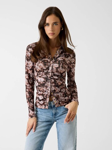 GUESS Bluse in Braun: Vorderseite