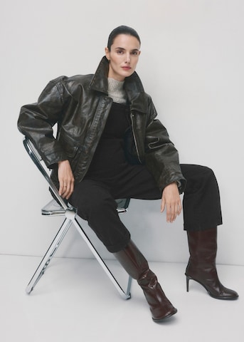 MANGO Loose fit Jean Overalls 'Petomum' in Black