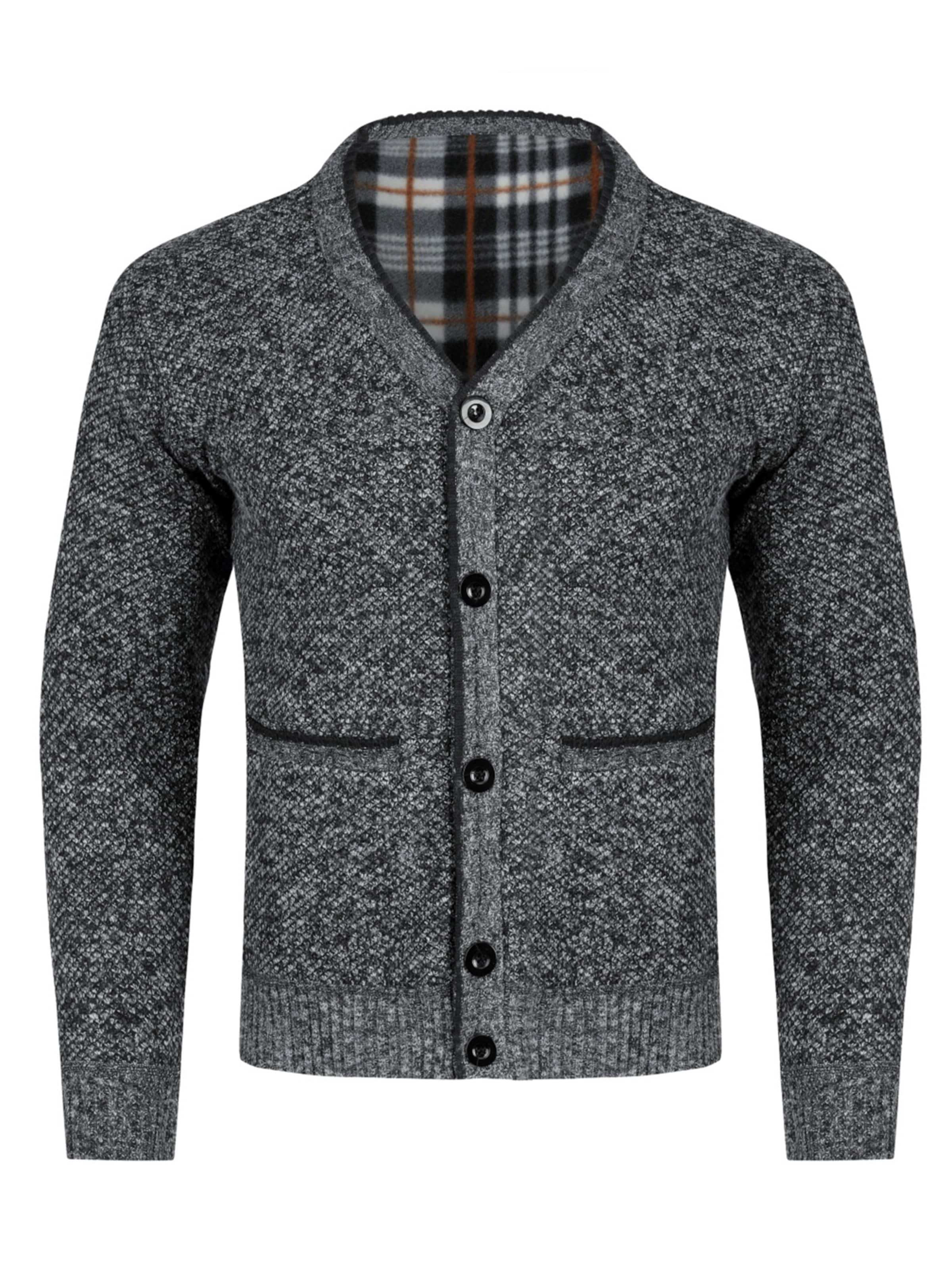 Youthup Knit Cardigan in Dark grey, Item view