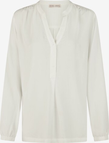 Lovely Sisters Blouse 'Mirella' in White: front