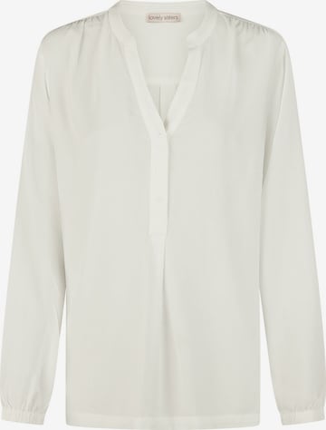 Lovely Sisters Blouse 'Mirella' in White: front