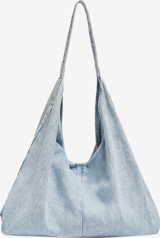 Cabas Pull&Bear en bleu : devant