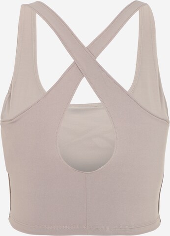 Reebok Bustier Sport-BH in Braun