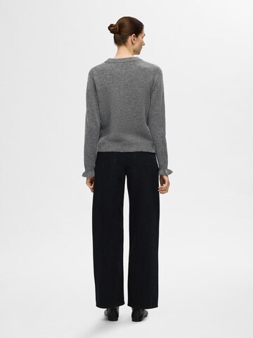 SELECTED FEMME Trui 'SLFLULU' in Grijs