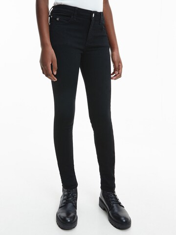 Calvin Klein Jeans Скинни Джинсы в Черный