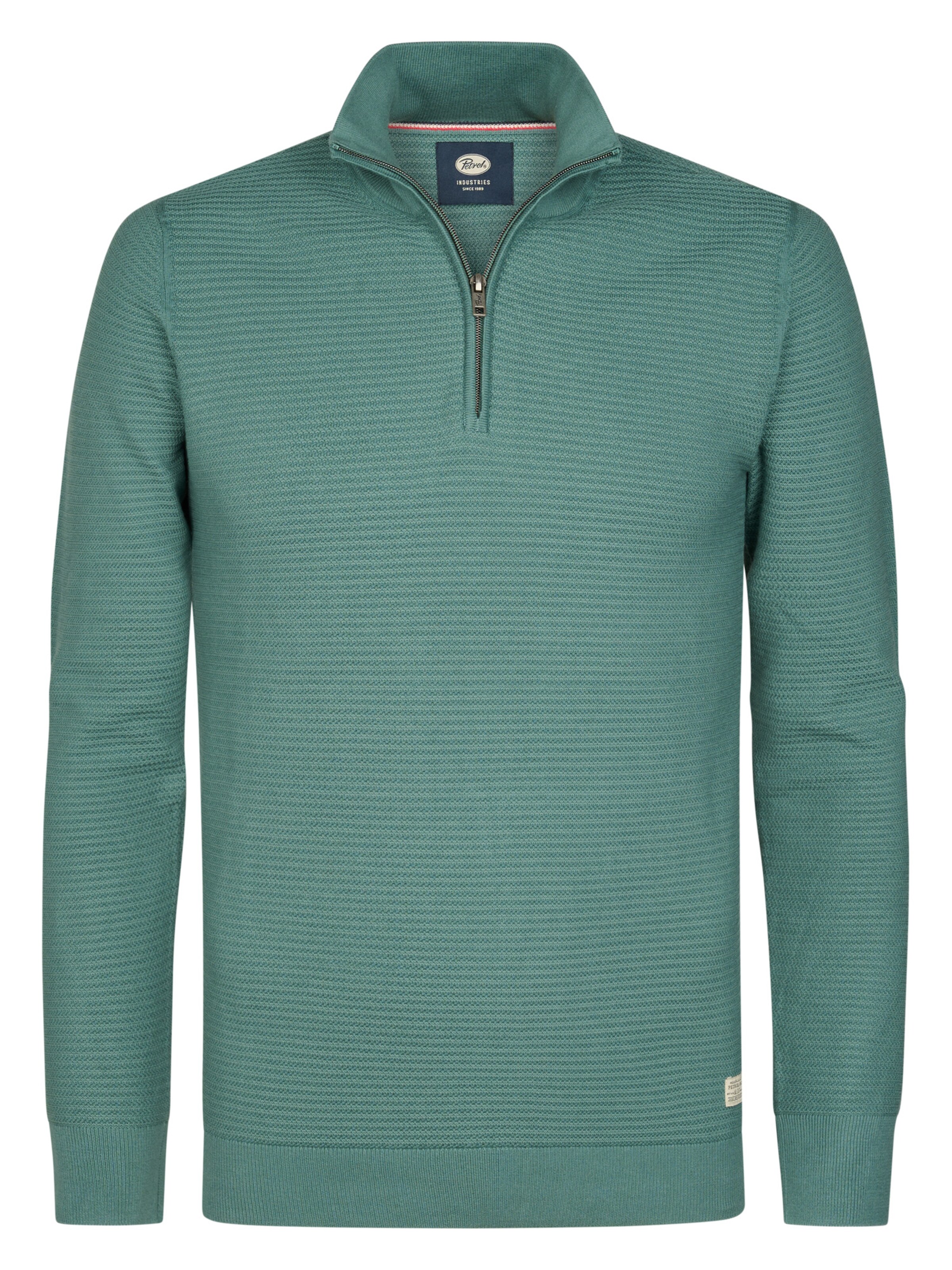 Petrol Industries Pull-over 'Pelícano' en pétrole, Vue avec produit