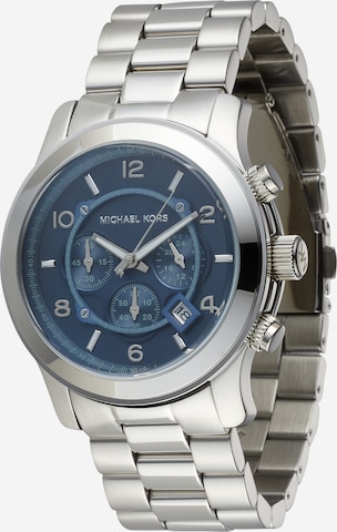 Michael Kors Аналогов часовник 'RUNWAY' в сребърно: отпред
