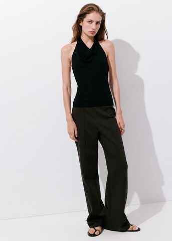 MANGO - Loosefit Pantalón 'BRIN' en marrón