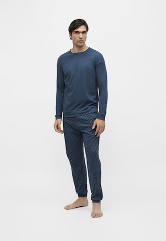 HUGO Pyjamas lang 'ELION' i blå: forside