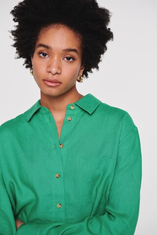 Camicia da donna 'Faria' di Aligne in verde